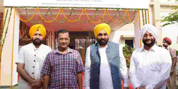 CM AND ARVIND KEJRIWAL DEDICATE INDIA’S BEST 15 MGD CAPACITY STP WORTH RS 145.26 CRORE AT MOHALI
