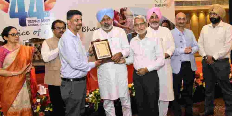 NABARD PLAYED PIVOTAL ROLE IN FOSTERING GROWTH OF PUNJAB’S AGRARIAN ECONOMY: CHEEMA