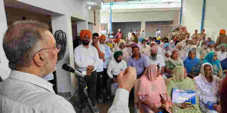 Dr. Balbir Singh Leads Nasha Mukti Yatra in Patiala; Villagers Take Anti-Drug Pledge