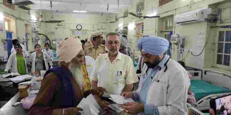 Health Minister Pays Surprise Visit to Rajindra Hospital