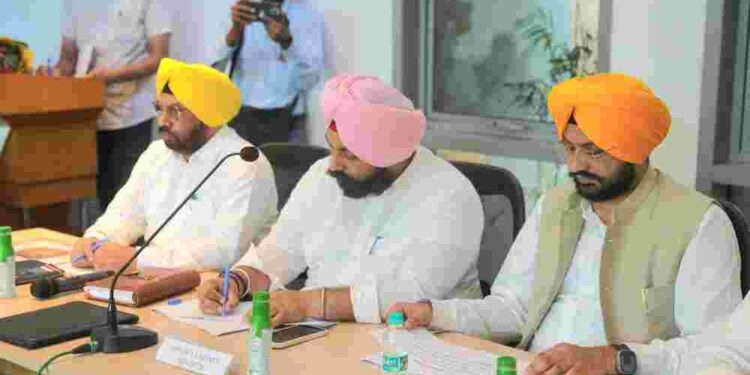 Punjab Govt Holds High-Level Meeting regarding 350th Martyrdom Day of 9th Sikh Guru, Shri Guru Teg Bahadur Ji