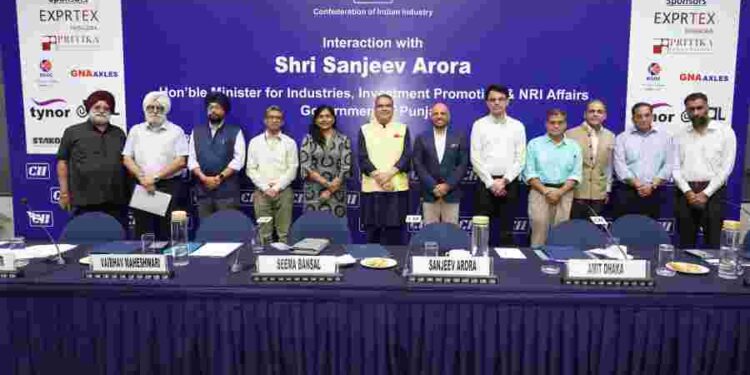 Cabinet Minister Sanjeev Arora meets industrialists in CII event, invites industry feedback and collaboration to strengthen policy implementation