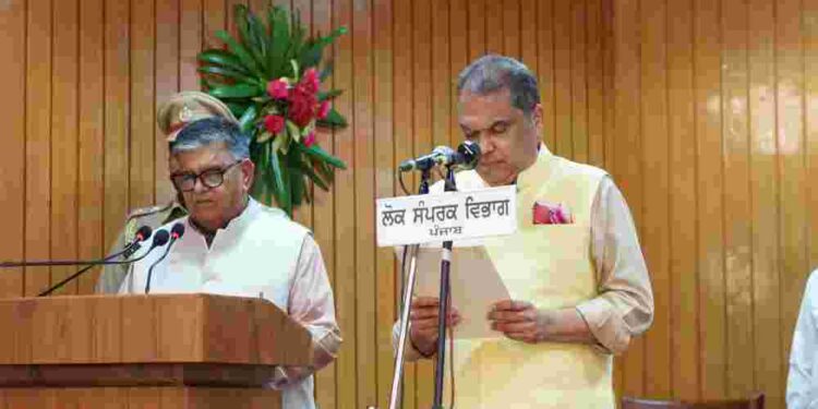 SANJEEV ARORA SWORN IN AS CABINET MINISTER OF PUNJAB