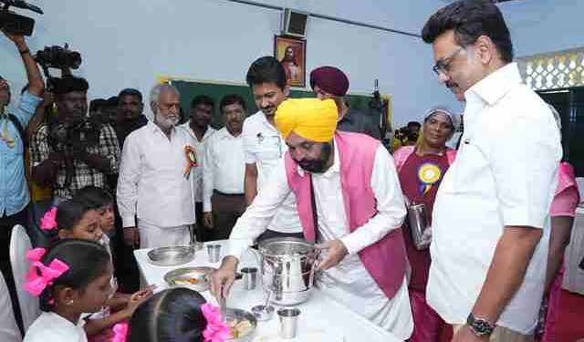 Will Explore Feasibility of Replicating Tamil Nadu’s Chief Minister Breakfast Scheme in Punjab: CM Bhagwant Mann
