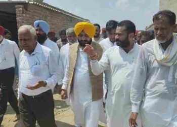 CABINET MINISTERS BARINDER KUMAR GOYAL AND TARUNPREET SINGH SOND VISIT BORDER VILLAGES OF FAZILKA DISTRICT