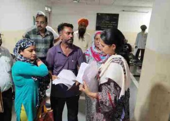 Deputy Commissioner Inspects Tehsildar Office Patiala