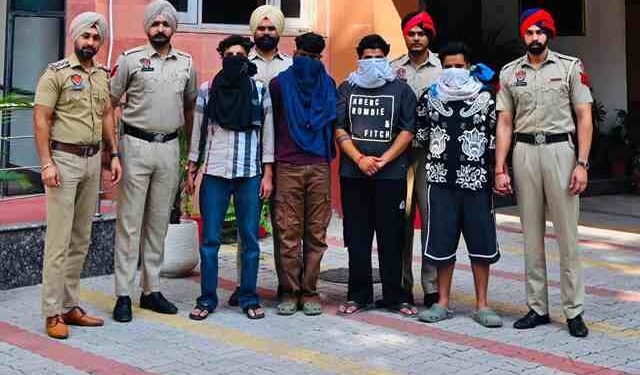 INTER-STATE MULE ACCOUNT RACKET INVOLVED IN CYBERCRIME FINANCIAL FRAUD BUSTED IN PUNJAB; FOUR HELD WITH ₹10.96L CASH