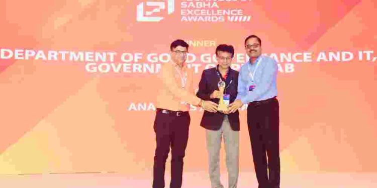 PUNJAB BAGS COVETED TECHNOLOGY SABHA EXCELLENCE AWARD IN DATA ANALYTICS