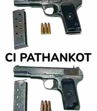 PUNJAB POLICE THWARTS POSSIBLE TARGET KILLING; TWO JUVENILES AMONG FOUR HELD WITH TWO PISTOLS