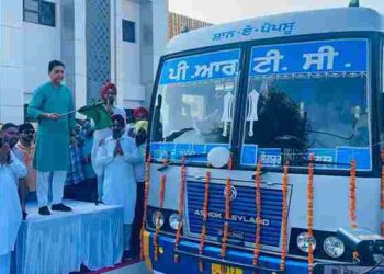 AMAN ARORA INAUGURATES FIRST-OF-ITS-KIND BUS STAND WITH INTEGRATED SPORTS FACILITY IN SUNAM’S TOWN