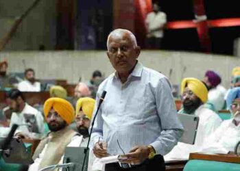 BARINDER KUMAR GOYAL PRESENTS RESOLUTION DEMANDING RS.20K-CR SPECIAL PACKAGE, SLAMING UNION GOVT’S LACKADAISICAL & STEP-MOTHERLY APPROACH