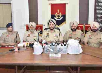 SIX INVOLVED IN CROSS-BORDER SMUGGLING OF NARCOTICS AND ARMS HELD WITH 4KG HEROIN, TWO PISTOLS