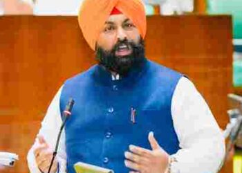 HARJOT BAINS RIPS INTO CENTRE’S INDIFFERENCE TOWARDS PUNJAB’S PLIGHT