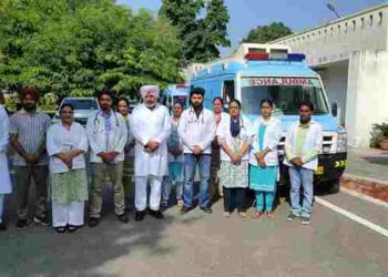 Finance Minister Harpal Singh Cheema Flags Off Three Ambulances for Flood-Affected Areas in Dirba Constituency
