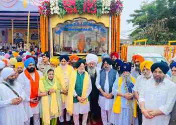 DSGMC President reaches Patna Sahib to take part in flag off of ‘Jagriti March’ to commemorate 350 th martyrdom day of Guru Tegh Bahadur Ji