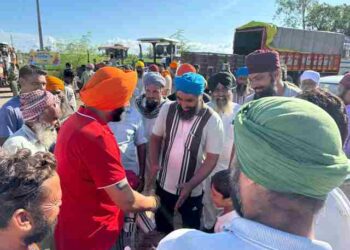 Laljit Bhullar opens relief camp at Bhaowal village of Patti constituency