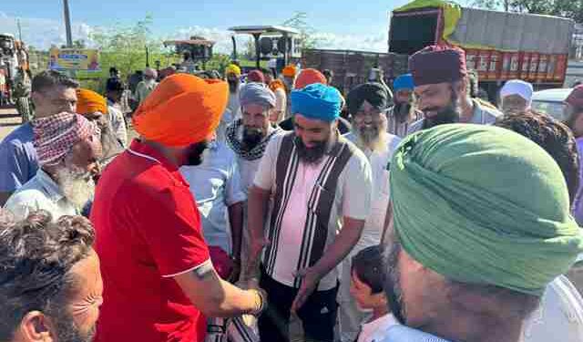 Laljit Bhullar opens relief camp at Bhaowal village of Patti constituency