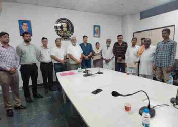 Cabinet Minister Lal Chand Kataruchak hands over cheques worth Rs. 4 lakh each to family members of four persons losing their lives in floods