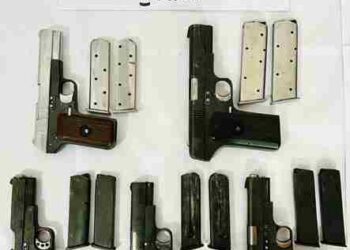 TWO ASSOCIATES OF LAWRENCE BISHNOI HELD WITH FIVE PISTOLS IN SRI MUKTSAR SAHIB