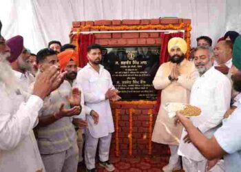 Harjot Bains lays foundation stone of ₹35.48-CR high-level bridge over Swan Nadi