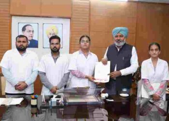 Finance Minister Harpal Singh Cheema Assures Veterinary Students Union of Swift Action on Demands