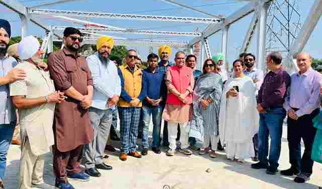 First of Four Key Bridges on Sidhwan Canal Inaugurated, Now Open to Traffic
