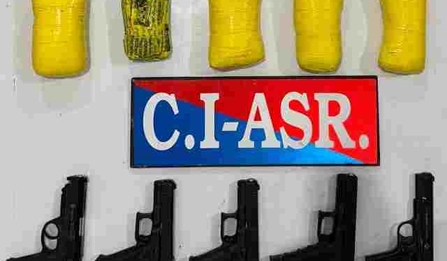 TWO INVOLVED IN CROSS-BORDER SMUGGLING MODULE HELD WITH 2.5KG HEROIN, 5 PISTOLS