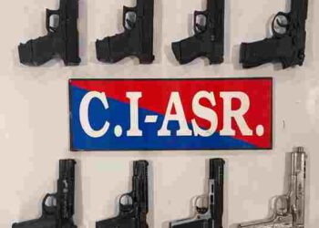 CROSS-BORDER ARMS SMUGGLING NETWORK BUSTED IN AMRITSAR; THREE HELD WITH 8 SOPHISTICATED PISTOLS