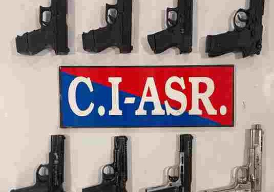 CROSS-BORDER ARMS SMUGGLING NETWORK BUSTED IN AMRITSAR; THREE HELD WITH 8 SOPHISTICATED PISTOLS