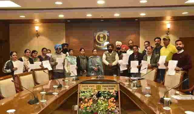 24 Class-IV Employees Promoted as Clerks — Promotion Orders Hands Over by Minister Dr. Baljit Kaur