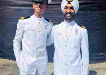 ANCHOR AWEIGH: MRSAFPI CADETS PARASDEEP & YUVRAJ COMMISSIONED AS INDIAN NAVY OFFICERS