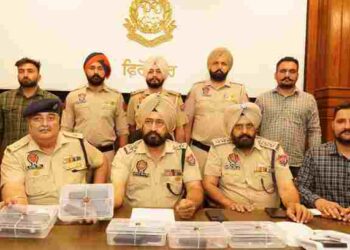 CROSS BORDER WEAPON SMUGGLING NETWORK BUSTED IN FEROZEPUR; TWO HELD WITH FOUR GLOCK PISTOLS