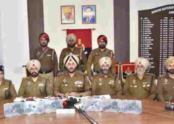 CROSS BORDER ARMS SMUGGLING MODULE BUSTED IN AMRITSAR; JUVENILE AMONG SIX HELD WITH 6 PISTOLS