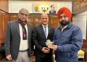 PUNJAB HOUSING AND URBAN DEVELOPMENT MINISTER HOLDS MEETING WITH ISRAELI DIPLOMAT