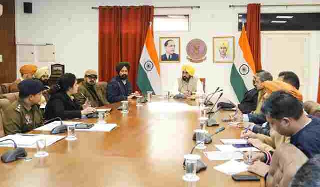 ENSURE FOOLPROOF ARRANGEMENTS TO FACILITATE THE PILGRIMS DURING THE UPCOMING SHAHEEDI SABHA – CM TO OFFICERS