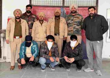 TARGETED KILLING AVERTED IN BATHINDA; THREE LINKED TO ARSH DALLA GANG HELD WITH 4 PISTOLS
