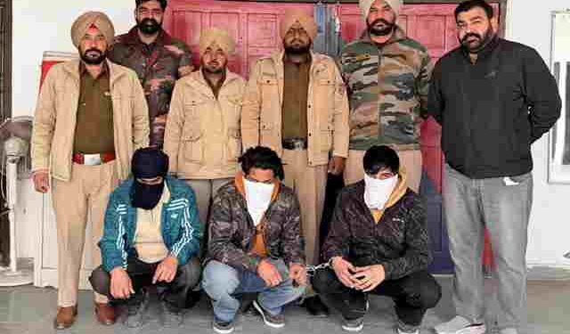 TARGETED KILLING AVERTED IN BATHINDA; THREE LINKED TO ARSH DALLA GANG HELD WITH 4 PISTOLS