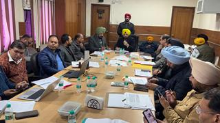 Harbhajan Singh ETO Reviews PWD Works for Strengthening State Road Infrastructure