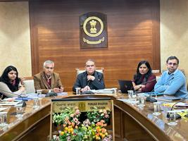 Minister Arora takes stock of all Local Government works with Municipal Commissioners, ADCs of Urban Development & EOs of Improvement Trusts