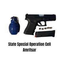 AHEAD OF R-DAY, BKI OPERATIVE HELD WITH HAND GRENADE, GLOCK PISTOL FROM AMRITSAR