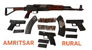 TWO LINKED TO ISI-BACKED ARMED SMUGGLING MODULE HELD IN AMRITSAR; AK-47 RIFLE AMONG FOUR WEAPONS RECOVERED