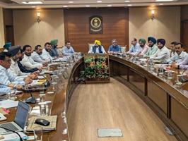 Harbhajan Singh ETO holds review meeting on progress of road construction