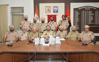 FIVE LINKED TO CROSS-BORDER NARCOTICS SMUGGLING CARTELS HELD WITH 7KG HEROIN IN AMRITSAR