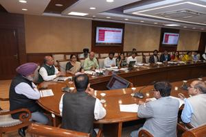 Finance Minister Harpal Singh Cheema chairs crucial review meeting with banks on Pensioner Sewa Portal