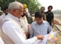 CABINET MINISTER BARINDER KUMAR GOYAL REVIEWS RELINING WORK OF RAJASTHAN FEEDER CANAL