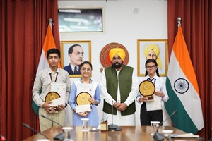 Impact of Bhagwant Mann Govt’s ‘Sikhya Kranti’ Visible as Girls Secure 2 of Top-3 Positions in Class 10 Board Results