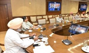 FINANCE MINISTER HARPAL SINGH CHEEMA REVIEWS STATUS OF ONGOING PROJECTS UNDER RANGLA PUNJAB VIKAS SCHEME