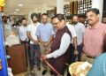 Chief Secretary K.A.P. Sinha launches state of the art vending machine dispensing Milkfed products