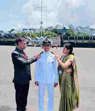 PUNJABI UNIVERSITY STAFFER’S DAUGHTER DONS SUB-LIEUTENANT STRIPES