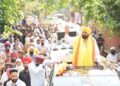 CM Bhagwant Singh Mann leads ‘Shukrana Yatra’ in Majha region on 2nd day, says those committing beadbi will no longer escape punishment
